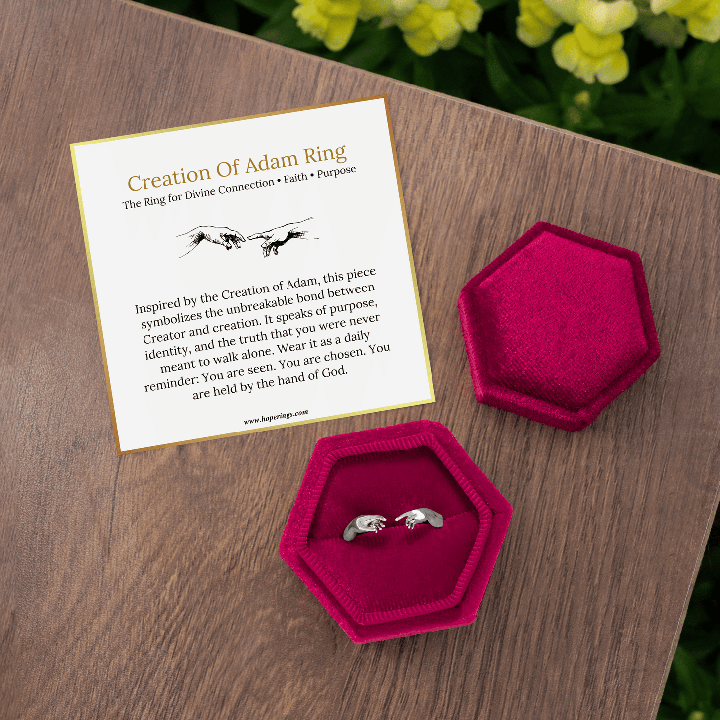 Creation Of Adam Ring