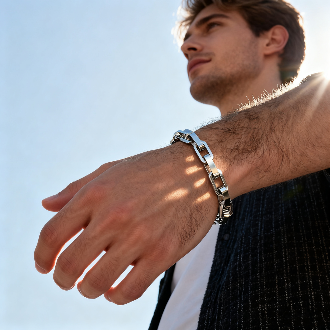 Square Titanium Steel Chain