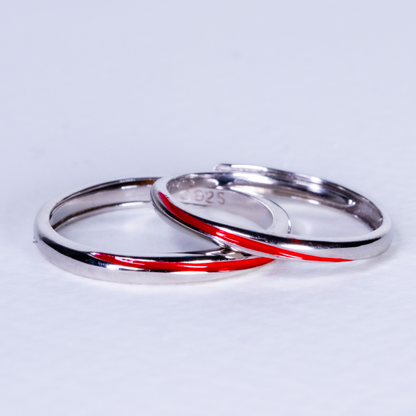 Ravishing Red String of Destiny Elegant Ring